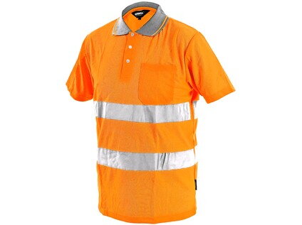 Pánská reflexní polokošile DOVER, oranžová Pánská reflexní polokošile DOVER, oranžová